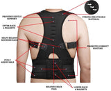 Back Brace for Posture Support ~ Scoliosis Corrector Thoracic Pain Relief - Brace Professionals -