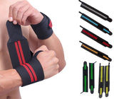 Weightlifting  Workout Wrist Wraps with Lifting Straps - Brace Professionals -