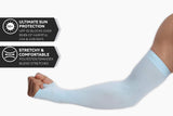 Women's UV Protection Arm Sleeves - Cooling SPF 50 Sun Sleeves - Brace Professionals -