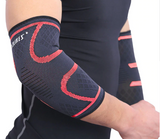 Elbow Brace - Compression Support Sleeve ~ Pain Relief! - Brace Professionals - Red / S/M