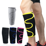 Calf Compression Sleeve Wrap - Reduce Shin Splint Swelling & Increase Blood Flow! - Brace Professionals - Yellow