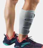 Calf Compression Sleeve Wrap - Reduce Shin Splint Swelling & Increase Blood Flow! - Brace Professionals - Grey