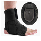 Ankle Lace Up Brace with Adjustable Support Straps - Brace Professionals -