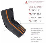 Elbow Compression Support Sleeve -  Arthritis & Tendonitis Brace - Brace Professionals -