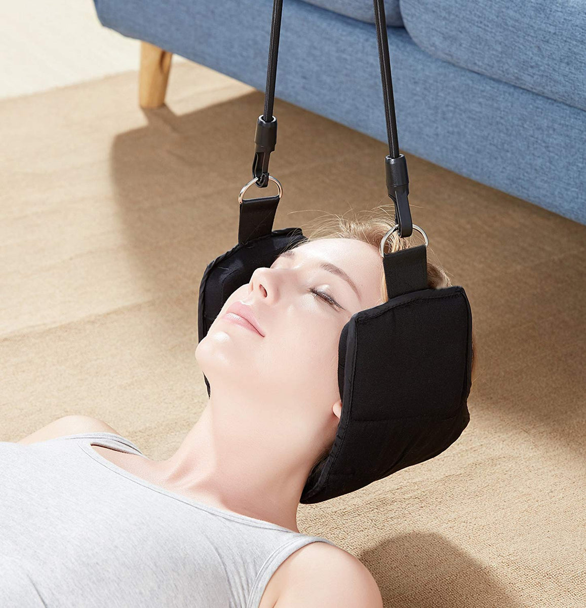 Neck Cloud Cervical Traction Hammock for Home Neck Relief – Bonus