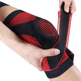 Knee & Patella Stabilizer Compression Sleeve Brace - Adjustable Straps - Brace Professionals -