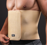 Hernia & Abdominal Support Stomach Binder - Brace Professionals - 30"-42" Waist One Size / Beige