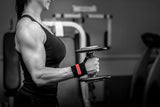 Weightlifting  Workout Wrist Wraps with Lifting Straps - Brace Professionals -