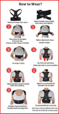 Back Brace for Posture Support ~ Scoliosis Corrector Thoracic Pain Relief - Brace Professionals -