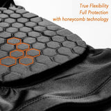 Padded Compression Knee Sleeves - Basketball, Wrestling & Volleyball HexPads! - Brace Professionals -