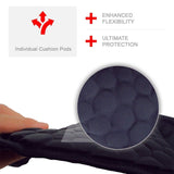 Padded Compression Knee Sleeves - Basketball, Wrestling & Volleyball HexPads! - Brace Professionals -