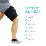 Quad, Hamstring, Groin Support - Thigh Compression Sleeve ~ Targeted Relief! - Brace Professionals -