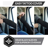 Women's UV Protection Arm Sleeves - Cooling SPF 50 Sun Sleeves - Brace Professionals -