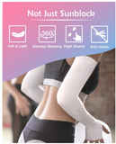 Women's UV Protection Arm Sleeves - Cooling SPF 50 Sun Sleeves - Brace Professionals -