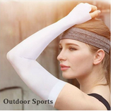 Women's UV Protection Arm Sleeves - Cooling SPF 50 Sun Sleeves - Brace Professionals -