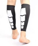 Calf Compression Shin Splint Sleeves - Reduce Swelling & Increase Blood Flow! - Brace Professionals - Medium / Black