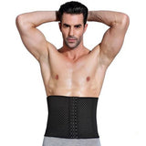 Premium Waist Trainer for Men - 3 Adjustable Hooks - Brace Professionals - Medium