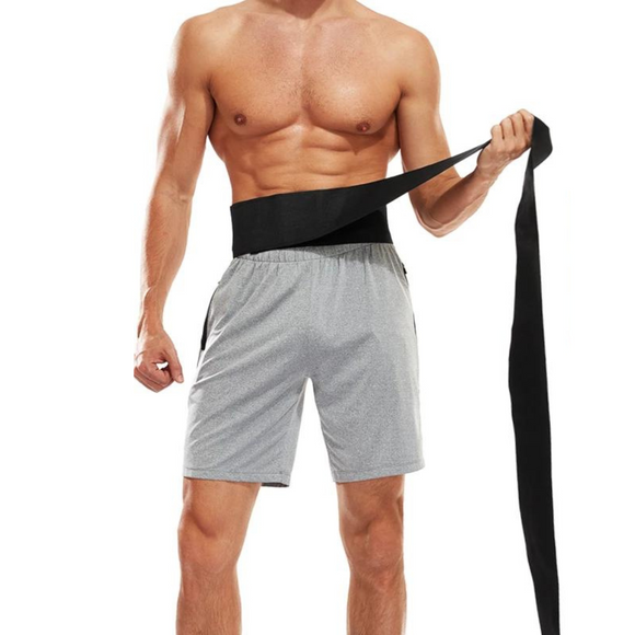 Men's Abdominal Binder Lower Waist Support Belt - Compression Band - Brace Professionals - 