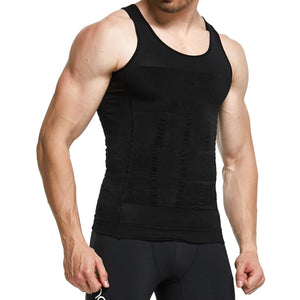 Men's Belly Shaper ~ Great For Work Attire! - Brace Professionals - Small / White