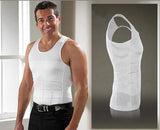 Men's Belly Shaper ~ Great For Work Attire! - Brace Professionals - Large / White