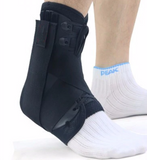 Reinforced Lace up Ankle Brace - with Stabilizer Straps - Brace Professionals - Medium