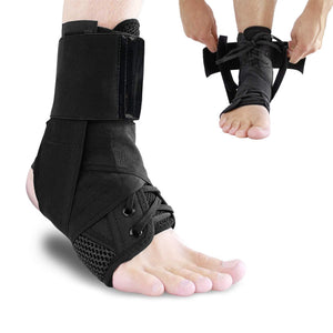 Ankle Lace Up Brace with Adjustable Support Straps - Brace Professionals - XS/S