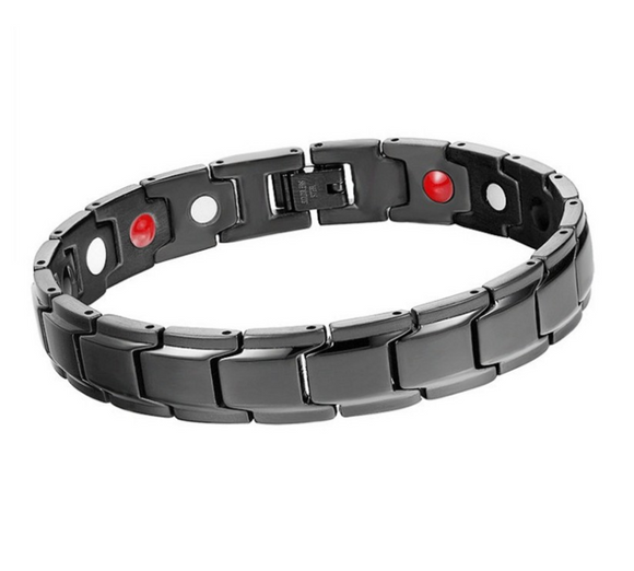 Magnetic Therapy Bracelet - Arthritis Pain Relief ~ Effective & Powerful! - Brace Professionals - Black