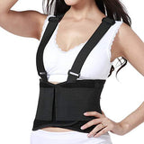 Women's Lumbar Back Support Brace with Suspenders ~ Improved Posture! - Brace Professionals - M/L