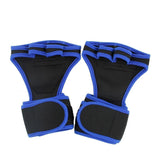 Padded Weightlifting Hand Grips - Brace Professionals - M / Blue