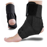 Ankle Lace Up Brace with Adjustable Support Straps - Brace Professionals - 