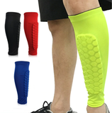 Calf Compression Sleeve Guards - Shin Splints & Calf Pain Relief - Brace Professionals - Medium / Green / Single