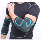 Elbow Brace - Compression Support Sleeve ~ Pain Relief! - Brace Professionals - Blue / L/XL