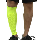 Calf Compression Sleeve Guards - Shin Splints & Calf Pain Relief - Brace Professionals - XL / Green / Single