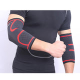Elbow Brace - Compression Support Sleeve ~ Pain Relief! - Brace Professionals - Red / L/XL