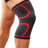 Knee Brace - Compression Support Sleeve ~ Lift and Rise! - Brace Professionals - Red / Medium / Single