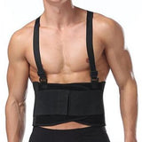 Back Brace with Suspenders - Lumbar Support ~ Improved Posture! - Brace Professionals - 