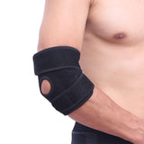 Elbow Support Brace with Adjustable Stabilizer Straps - Brace Professionals - Black