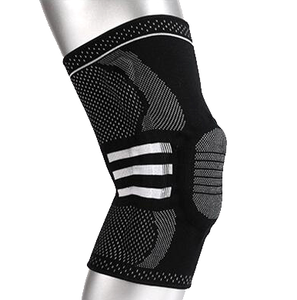 Meniscus Stabilizer Knee Brace - Compression Support Sleeve - Brace Professionals - Medium / Black