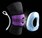 Patella Stabilizer Support & Compression Knee Sleeve Brace with Silicone - Brace Professionals - 