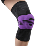Patella Stabilizer Support & Compression Knee Sleeve Brace with Silicone - Brace Professionals - M / Purple