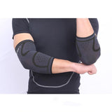 Elbow Brace - Compression Support Sleeve ~ Pain Relief! - Brace Professionals - Black / L/XL