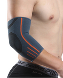 Elbow Compression Support Sleeve -  Arthritis & Tendonitis Brace - Brace Professionals - Small / Gray