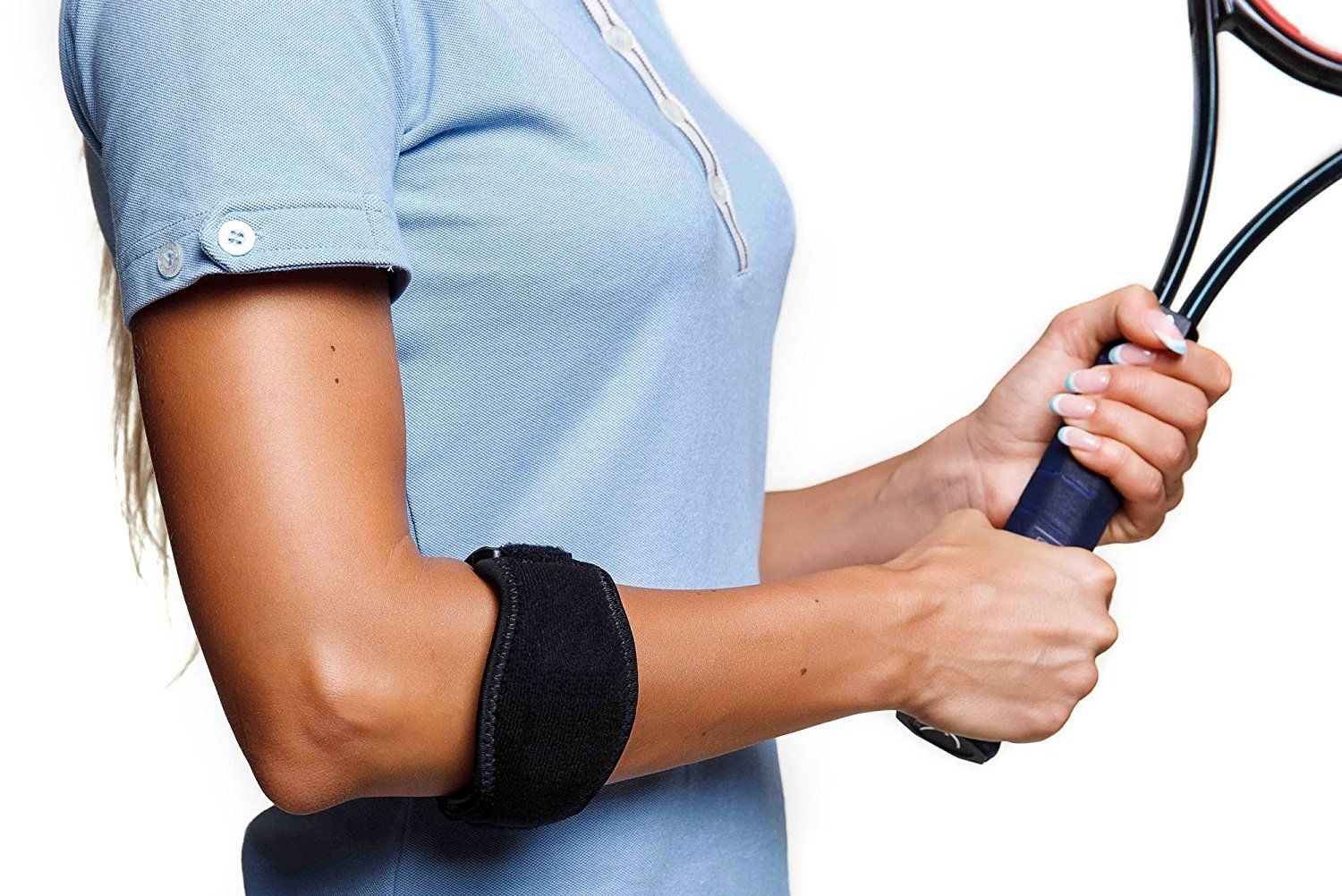 Elbow Gel Brace Compression Band & Forearm Strap for Tennis & Golfers –  Brace Professionals