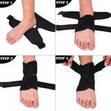 Ankle Brace Stabilizer with Adjustable Support Straps - Brace Professionals - 