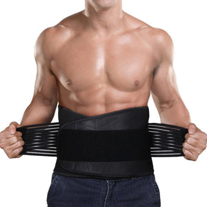 Lower Back Support Brace & Lumbar Pain Relief - Brace Professionals - Small / Black/Blue