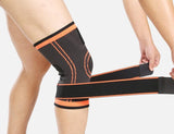 Knee Brace Compression Sleeve with Patella Stability Straps - Brace Professionals - 
