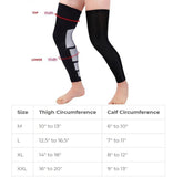 Full Leg Thigh High Compression Stockings - Brace Professionals - 